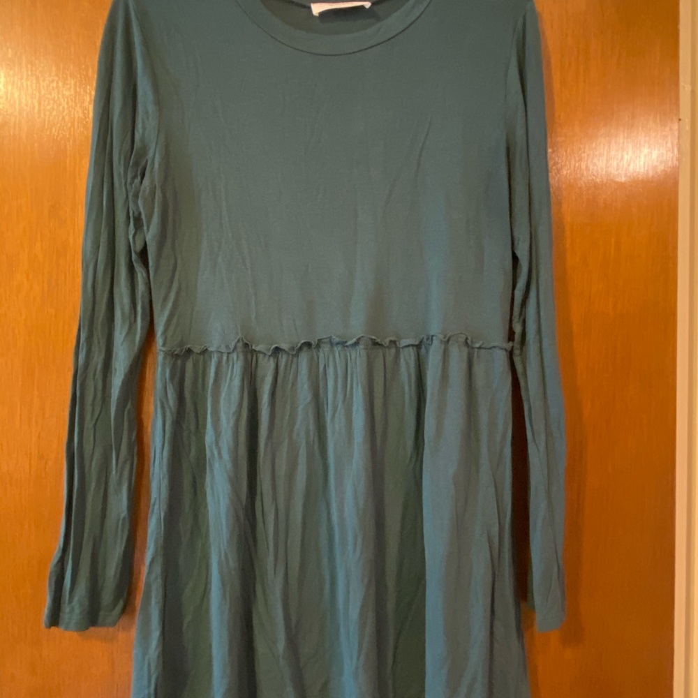 Forest Green Long Sleeve Top